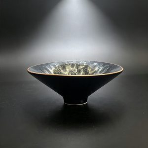 乌金釉斗笠盏